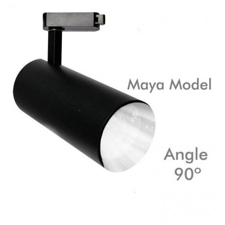 Led-schijnwerper reflectorkap 90° voor railspot MAYA