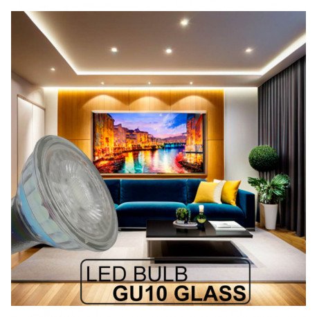 Ledlamp GU10 6W glas 38° (breed) Samsung