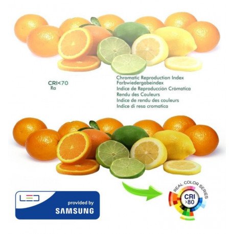 Ledlamp GU10 6W glas 38° (breed) Samsung