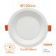 Inbouw downlight LED 12W rond CCT UGR17 OSRAM