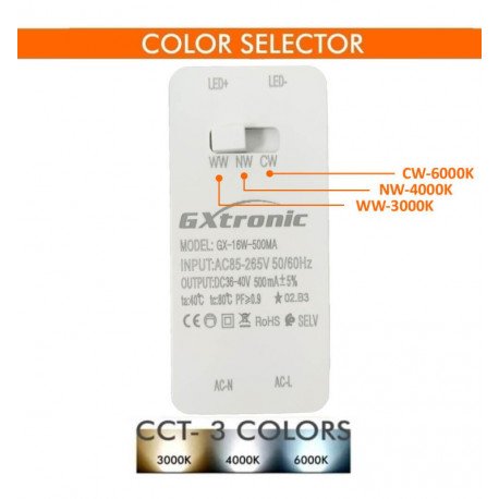Downlight LED 16W circular interior CCT UGR17 OSRAM CHIP DURIS E