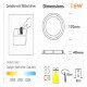 Downlight LED 16W rond inbouw CCT UGR17 OSRAM CHIP DURIS E
