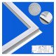 LED paneel 60x60 44W 3CCT met lichtlijst voor valse plafonds