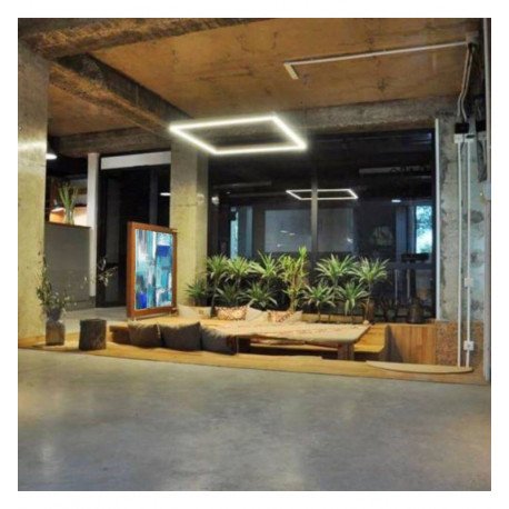 LED paneel 60x60 44W 3CCT met lichtlijst voor valse plafonds