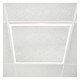 LED paneel 60x60 44W 3CCT met lichtlijst voor valse plafonds