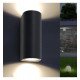 Wandlamp led IP65 GU10 x2 voor binnen en buiten
