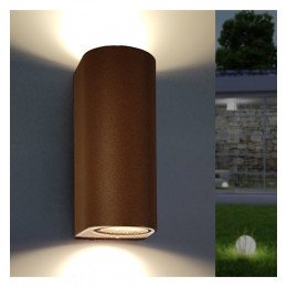Wandlamp led IP65 GU10 x2 voor binnen en buiten