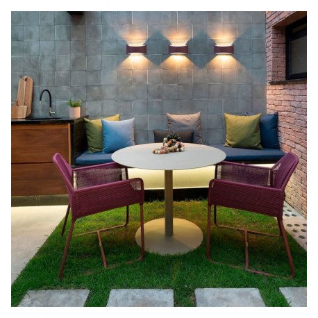 Aplique LED de pared IP54 E27 para interior y exterior