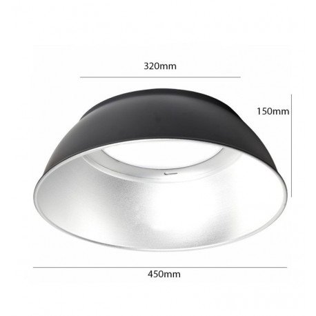 Reflector 60º campana LED UFO 200W para haz concentrado
