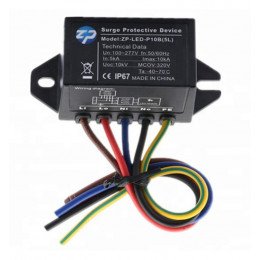 Overspanningsbeveiliging 10kV IP67 voor seriemontage bij led-armaturen