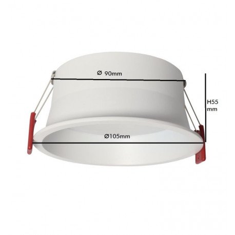LED downlight 12W rond inbouw CCT UGR17 OSRAM