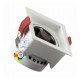 Vierkante led-downlight 5W/8W/12W wit UGR11 40º CCT CRI+92