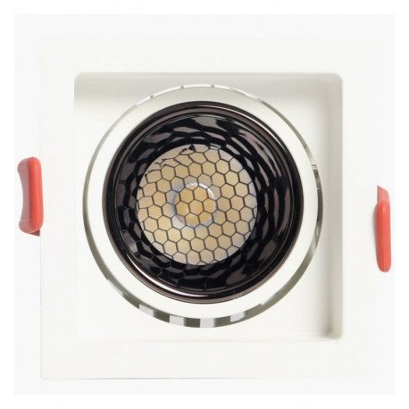 Vierkante led-downlight 5W/8W/12W wit UGR11 40º CCT CRI+92