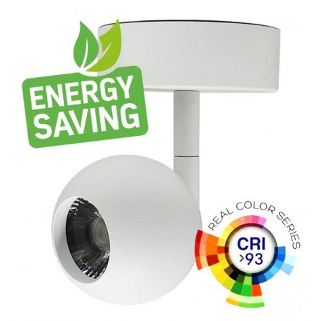 Led-schijnwerper opbouw kantelbaar 12W-8W-5W CCT CRI+93 UGR13