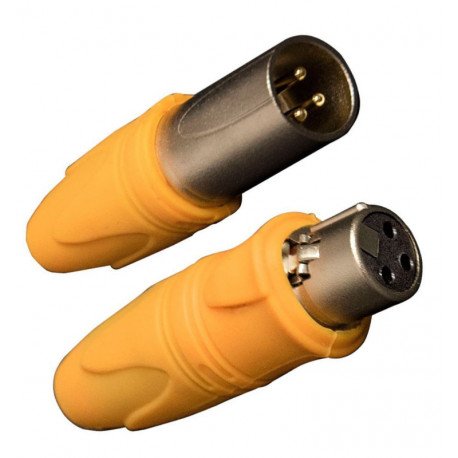 DMX XLR connector 3-pins (mannelijk-vrouwelijk) IP67 voor signaal