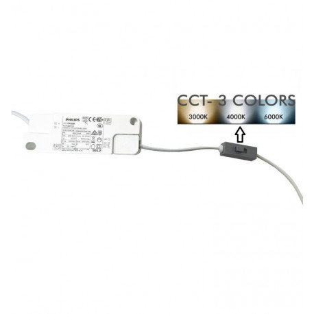 Downlight LED 40W CCT rond voor badkamers en keukens IP65