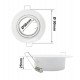 Slim Adjustable GU10 MR16 Recessed Spot Aluminum