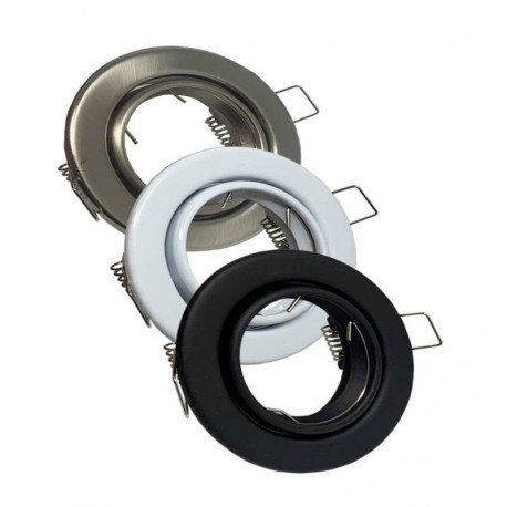 Downlight LED aro orientable GU10 MR16 aluminio