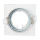 LED Square Adjustable Recessed GU10/MR16 White Trim