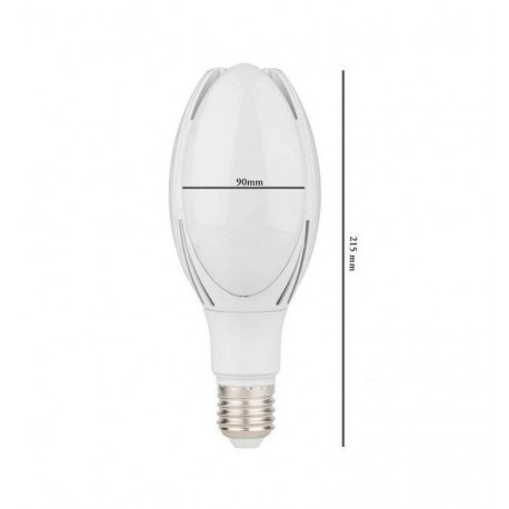 Bombilla LED ED90 40W E27 para farola alta resistencia 300º