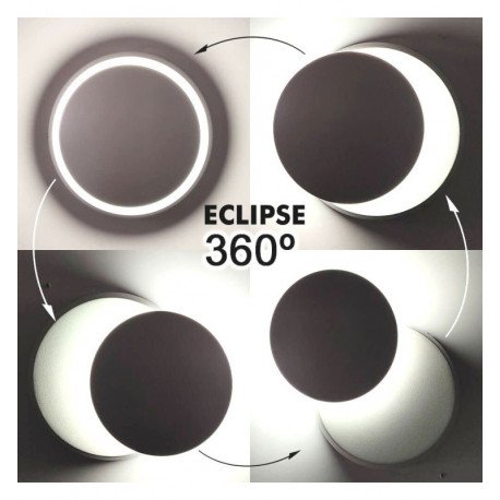 Wandlamp led 6W APOLO IP54 minimalistisch wit/zwart