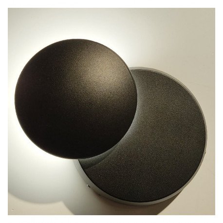Wandlamp led 6W APOLO IP54 minimalistisch wit/zwart