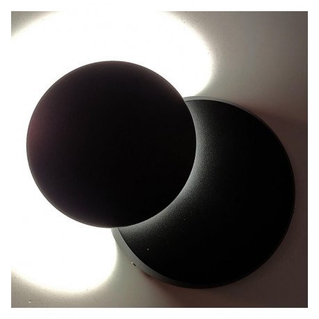 Wandlamp led 6W APOLO IP54 minimalistisch wit/zwart