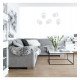 Wandlamp led 6W APOLO IP54 minimalistisch wit/zwart