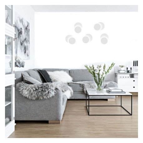 Wandlamp led 6W APOLO IP54 minimalistisch wit/zwart