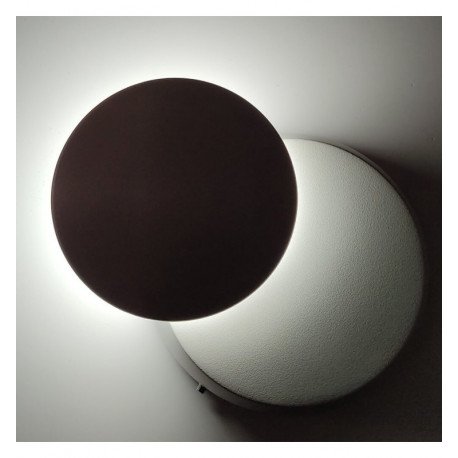 Wandlamp led 6W APOLO IP54 minimalistisch wit/zwart