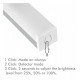 Aplique LED magnético pack 2 con sensor movimiento recargable USB
