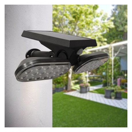 Led-zonnewandlamp solar Pica 2W 4500K met bewegingssensor IP65