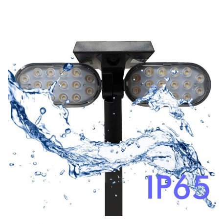Led-zonnewandlamp solar Pica 2W 4500K met bewegingssensor IP65