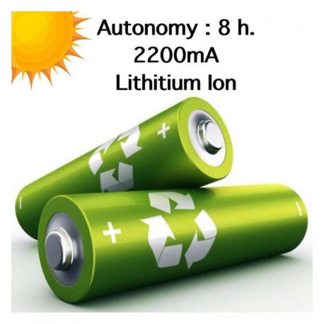 Led-zonnewandlamp solar Pica 2W 4500K met bewegingssensor IP65