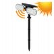 Led-zonnewandlamp solar Pica 2W 4500K met bewegingssensor IP65
