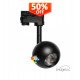 LED schijnwerper 10W voor driefase carril zwart CRI+93 24°