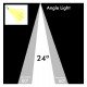 LED schijnwerper 10W voor driefase carril zwart CRI+93 24°