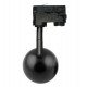 LED schijnwerper 10W voor driefase carril zwart CRI+93 24°