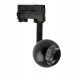 LED schijnwerper 10W voor driefase carril zwart CRI+93 24°