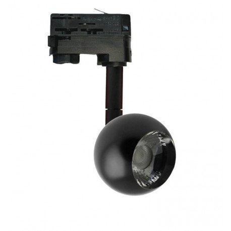 LED schijnwerper 10W voor driefase carril zwart CRI+93 24°