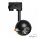 LED schijnwerper 10W voor driefase carril zwart CRI+93 24°