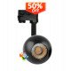Led-schijnwerper 10W voor driefasige rail CRI+93 24° chroom zwart