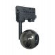 Led-schijnwerper 10W voor driefasige rail CRI+93 24° chroom zwart