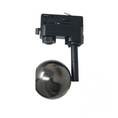Led-schijnwerper 10W voor driefasige rail CRI+93 24° chroom zwart