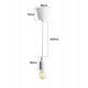 Hanglamp TURIN vintage E27 voor interieurdecoratie