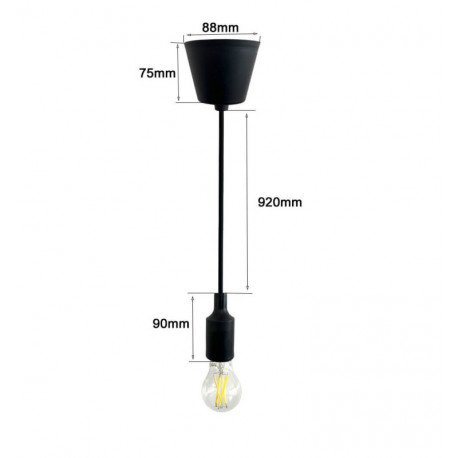 Hanglamp TURIN vintage E27 voor interieurdecoratie