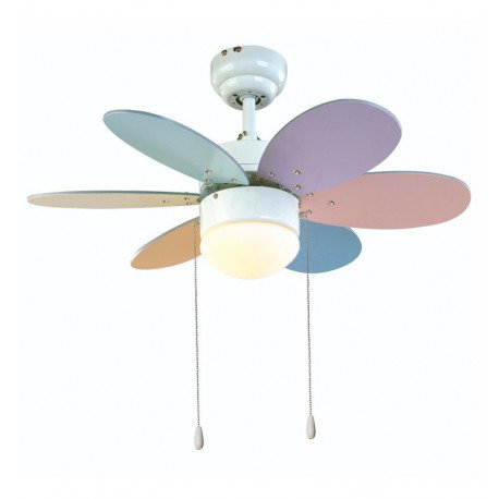 Ventilador LED de techo RAINBOW 53W 76cm con luz E27