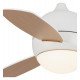 Led plafondventilator TICO 37W CCT 92 cm met omkeerfunctie