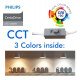 Downlight LED 40W circulair CCT Philips CertaDrive IP54 UGR17