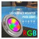 LED-schijnwerper RGB onderwater 6W voor zwembad IP68 316 roestvast staal